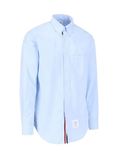 Shop Thom Browne Shirts In Blue