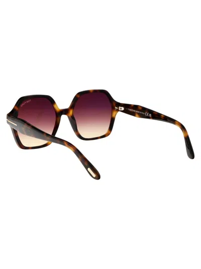 Tom Ford Avana Bionda Acetate Sunglasses In Brown