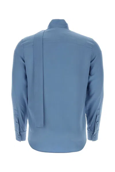 Shop Valentino Garavani Shirts In Blue