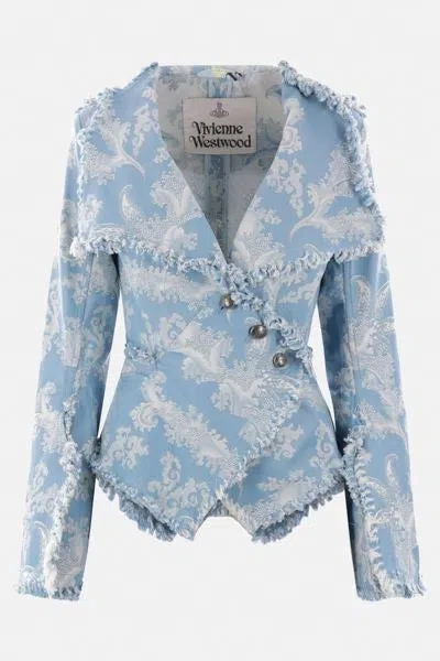 Shop Vivienne Westwood Jackets In Blue Coral