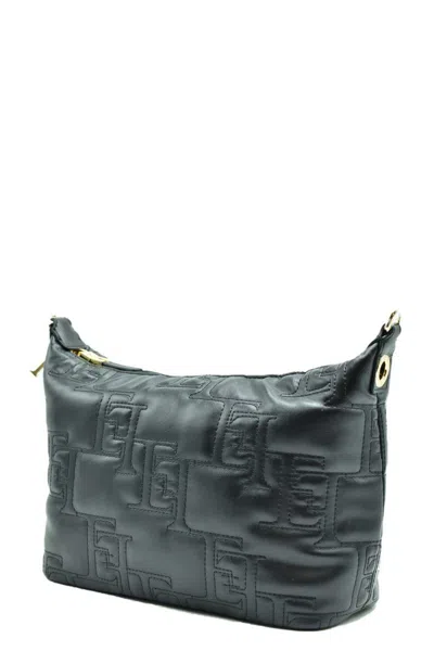 Shop Elisabetta Franchi Shoulder Bags In Black