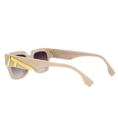 Shop Fendi Sunglasses In Ivory