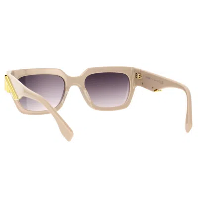 Shop Fendi Sunglasses In Ivory