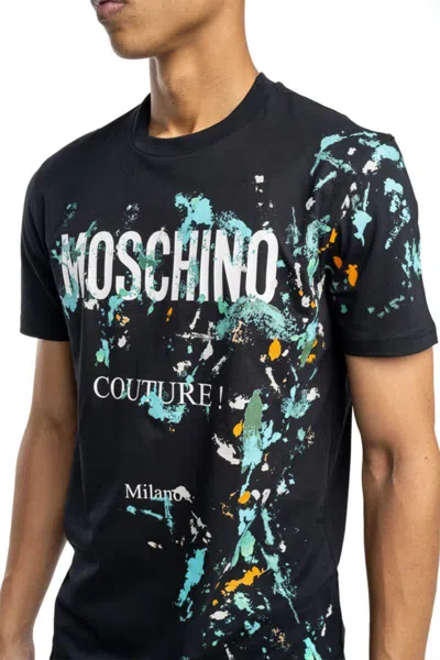 Shop Moschino T-shirts In Black
