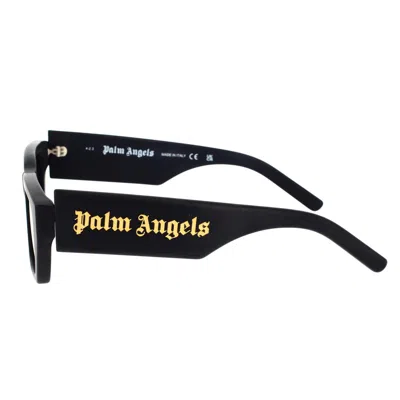 Shop Palm Angels Sunglasses In Black Matte