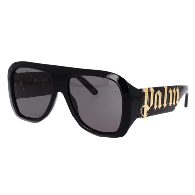 Shop Palm Angels Sunglasses In Black