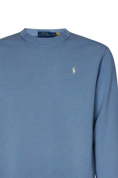 Shop Polo Ralph Lauren Sweatshirts In Blue