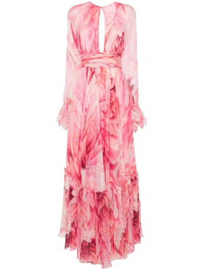 Shop Roberto Cavalli Dresses Pink