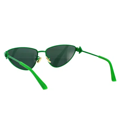 Shop Bottega Veneta Sunglasses In Green
