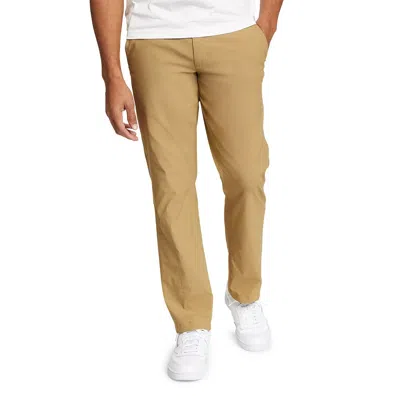Shop Eddie Bauer Men's Takeoff Chino Pants In Brown