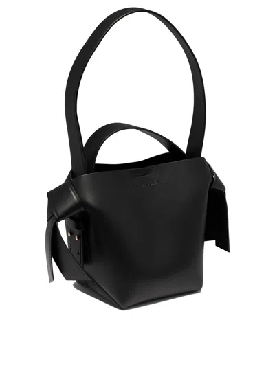 Shop Acne Studios "mini Musubi" Shoulder Bag In Black
