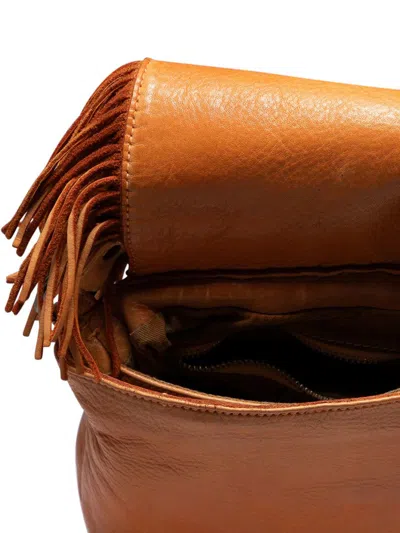 Shop Giancarlo Nevola "vasia" Handbag In Orange