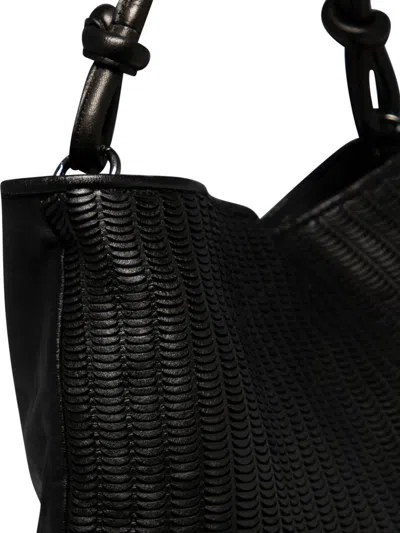 Shop Giancarlo Nevola "lune" Shoulder Bag In Black