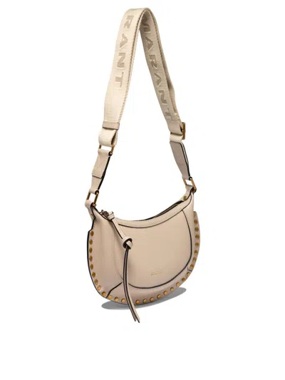 Shop Isabel Marant "mini Moon" Crossbody Bag In Beige
