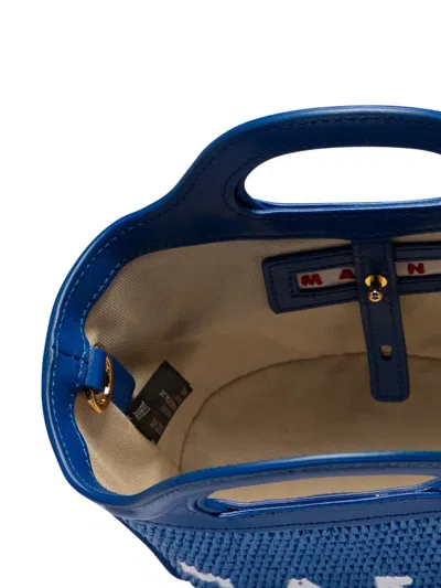 Shop Marni "tropicalia Micro" Handbag In Blue