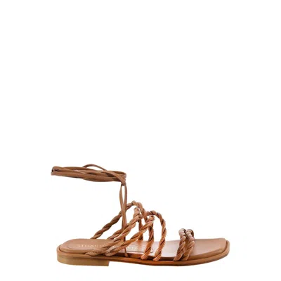 Shop Stuart Weitzman Sandals In Brown