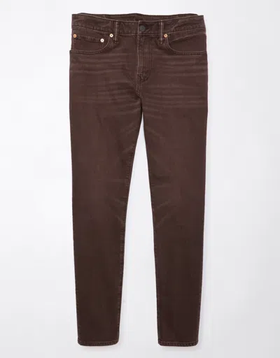 Shop American Eagle Outfitters Ae Airflex+ Athletic Fit Jean In Brown
