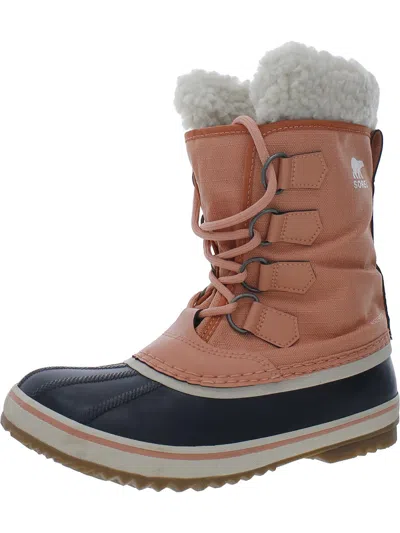 Shop Sorel Carnival Womens Leather Mid-calf Winter & Snow Boots In Multi
