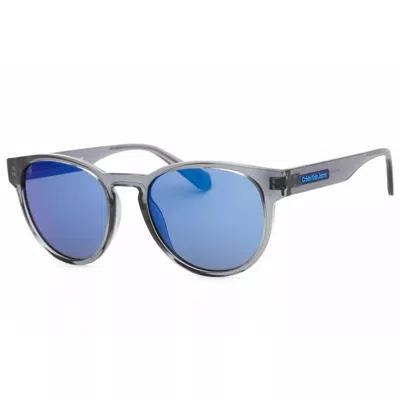 Shop Calvin Klein Unisex 53 Mm Grey Sunglasses