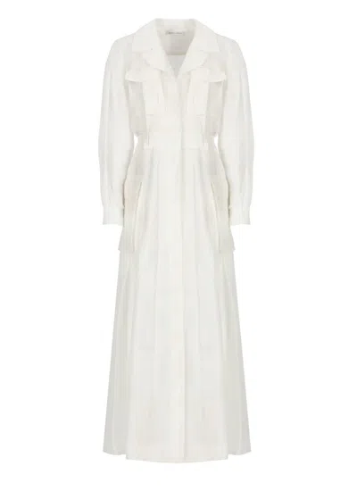 Shop Alberta Ferretti Dresses White