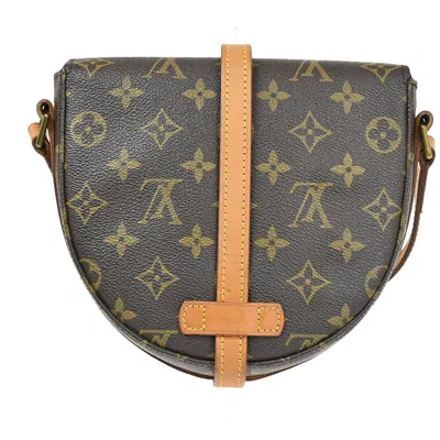 Pre-owned Louis Vuitton Chantilly Brown Canvas Shoulder Bag ()