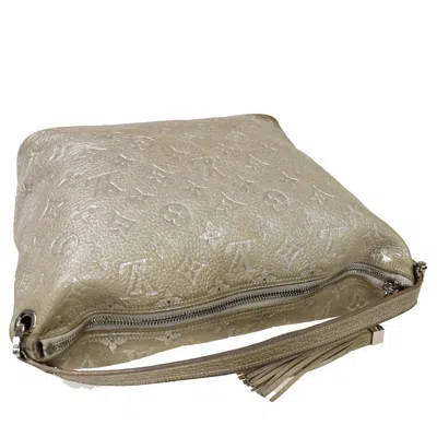 Pre-owned Louis Vuitton Stockton Silver Leather Shoulder Bag ()