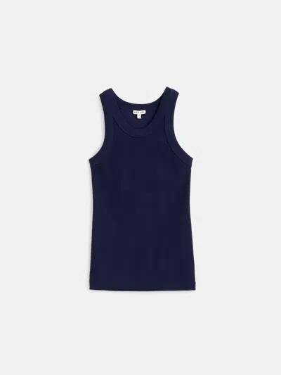 Alex Mill Everyday Rib Tank In Dark Navy