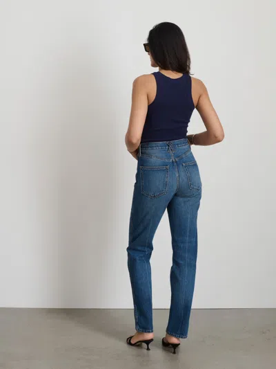 Alex Mill Everyday Rib Tank In Dark Navy
