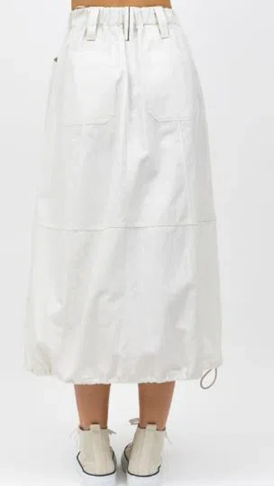 Shop Brunello Cucinelli Skirts In White/beige