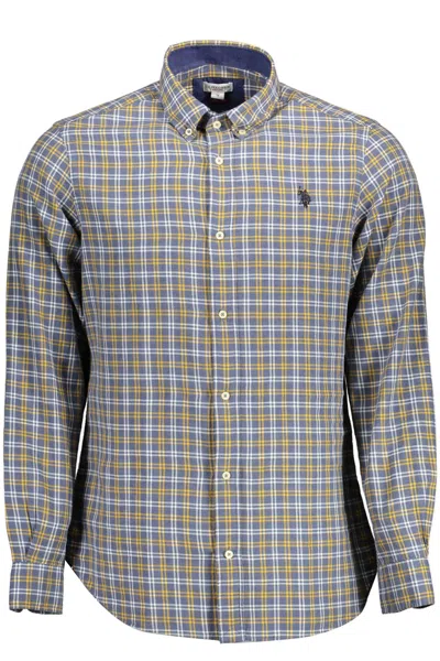 Shop U.s. Polo Assn U. S. Polo Assn. Slim Fit Button-down Collar Shirt In Men's In Blue