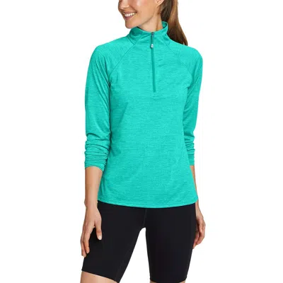 Shop Eddie Bauer Women's Trail Runner Long-sleeve 1/2-zip In Blue