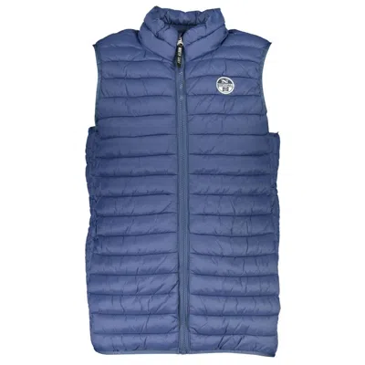 Shop North Sails Sleek Sleeveless Zip-up Vest With Men's Pockets In Blue