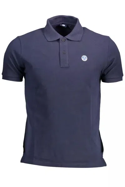 Shop North Sails Classic Cotton Polo Men's Shirt In Blue