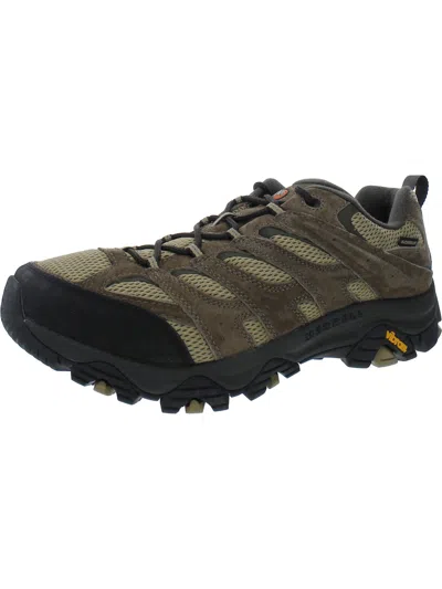 Shop Merrell Moab 3 Mens Suede Outdoor Hiking Shoes In Multi