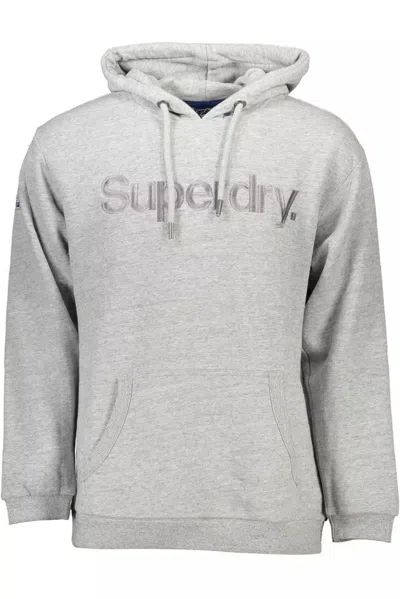Shop Superdry Chic Hooded Long-sleeve Men's Sweatshirt In Grey