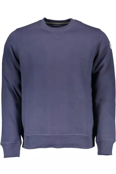 Shop North Sails Chic Crewneck Sweater With Logo Men's Detail In Blue