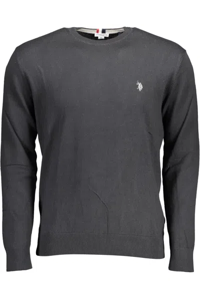 Shop U.s. Polo Assn U. S. Polo Assn. Elegant Cotton-cashmere Men's Sweater In Black