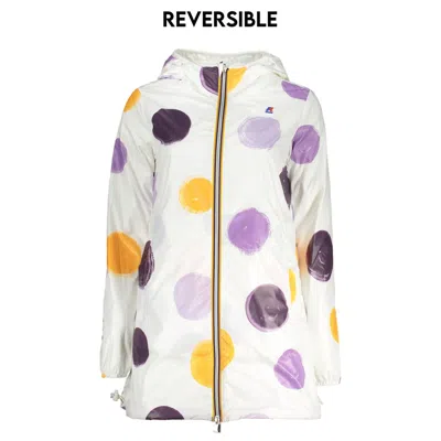 Shop K-way Sleek Reversible Hooded Jacket Women's Essential In White