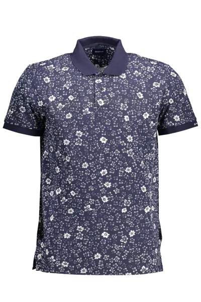 Shop Gant Ele Short-sleeved Polo For Modern Men's Men In Blue