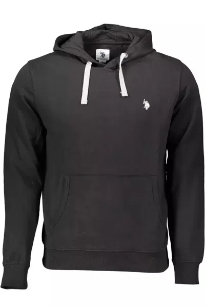 Shop U.s. Polo Assn U. S. Polo Assn. Classic Hooded Cotton Sweatshirt In Men's In Black