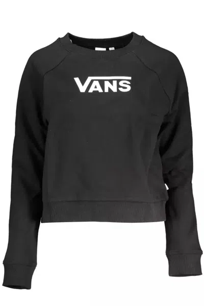 Shop Vans Sleek Cotton Sweatshirt With Logo Women's Print In Black