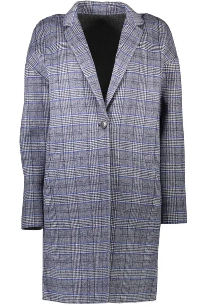 Shop Gant Ele Reversible Long Women's Coat In Grey