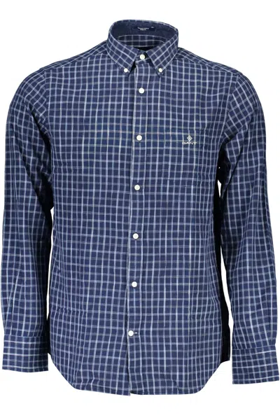 Shop Gant Ele Organic Cotton Shirt For Men's Men In Blue