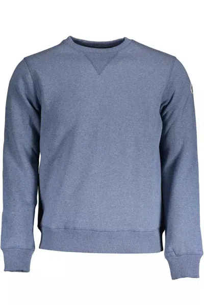 Shop North Sails Elegant Round Neck Men's Sweatshirt In Blue