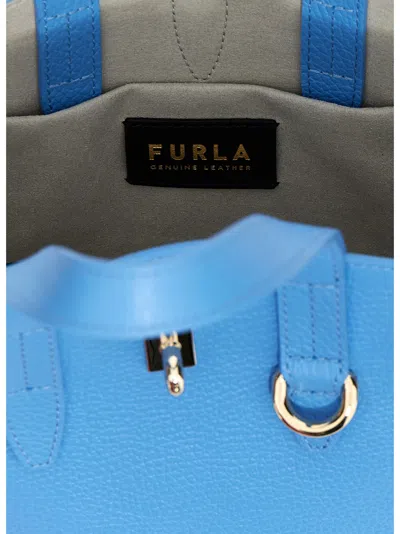 Shop Furla Net Hand Bags Light Blue