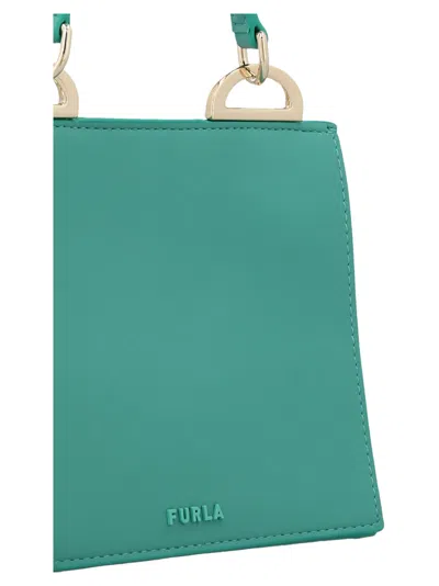 Shop Furla Futura Hand Bags Green