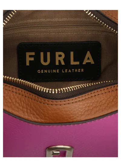 Shop Furla Primula Crossbody Bags Purple