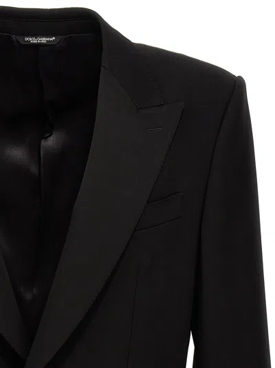 Shop Dolce & Gabbana Sicilia Blazer Black