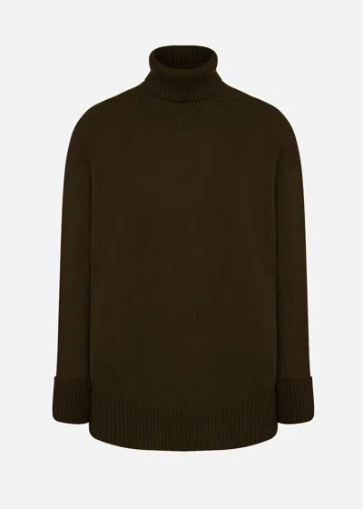 Shop Malo Cashmere Turtleneck Sweater