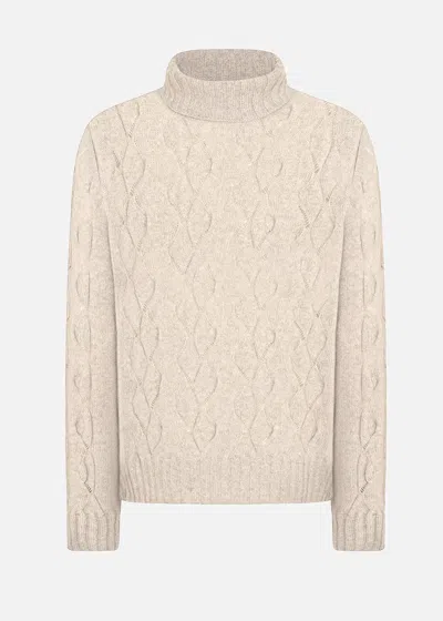 Shop Malo Turtleneck Sweater In Regenerated Cashmere
